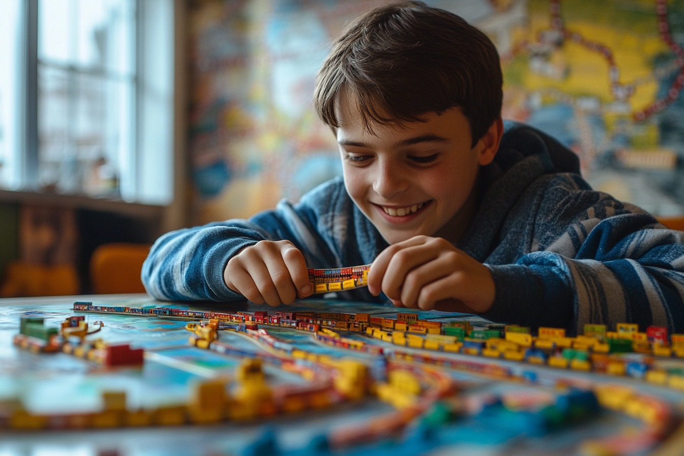 A player's completed long route from Edinburgh to Athina in Ticket to Ride Europe.